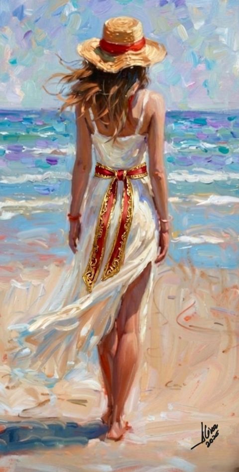 ArteDiAlina.com painting: The sea speaks to me in a way words never could